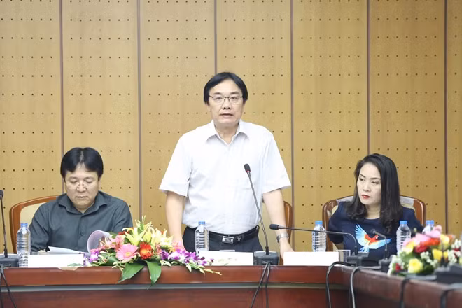 Đại diện VTV giới thiệu về Liên hoan thiếu nhi ASEAN