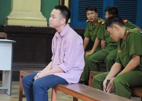 Bị cáo Khoa tại tòa