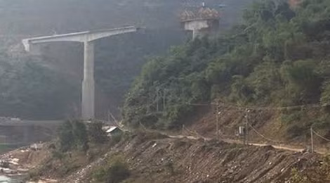 Hiện trường vụ tai nạn. Ảnh: vne