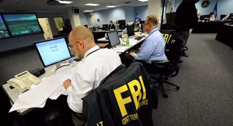 Bên trong trụ sở FBI.