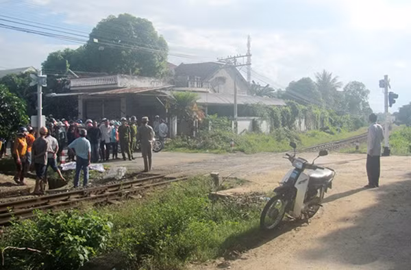 Hiện trường vụ tai nạn.