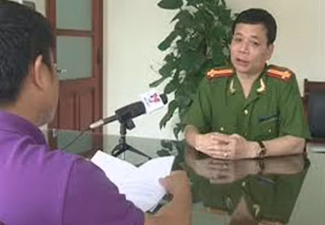 Thượng tá Ngô Minh An (Phó trưởng Phòng PC50, Công an TP Hà Nội).
