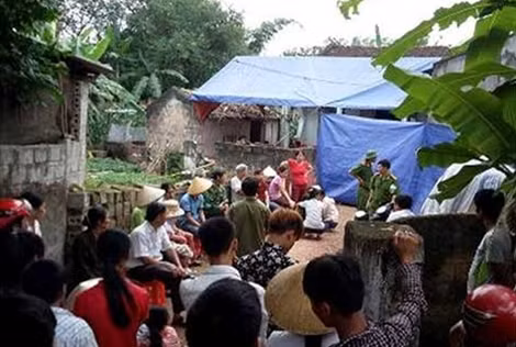Ngôi nhà nơi xảy ra án mạng.