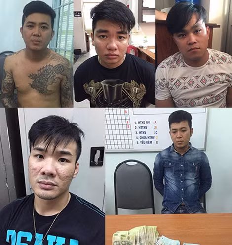 Các đối tượng cưỡng đoạt tài sản đã bị bắt.