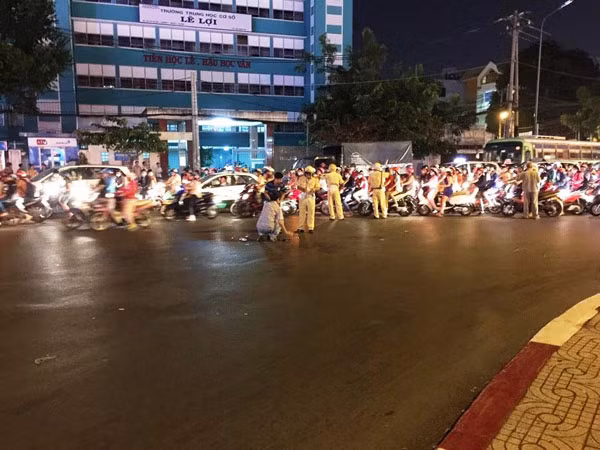 Hiện trường xảy ra vụ việc.