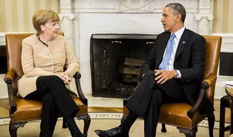 Thủ tướng Merkel thuyết phục Tổng thống Obama không gửi vũ khí cho Ukraine.