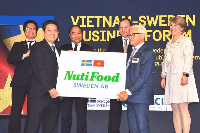 Nhà máy sữa NutiFood Sweden AB chính thức vận hành