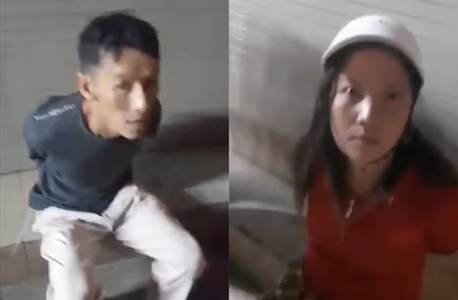 Đối tượng Dũng và Lan tại Cơ quan Công an