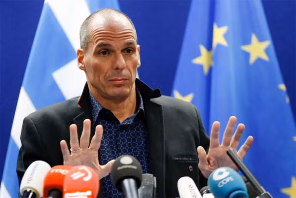 Bộ trưởng Tài chính Hy Lạp Yanis Varoufakis. (Ảnh: ABC).