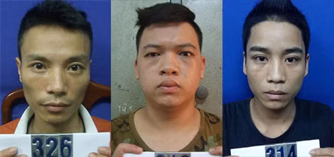 Các đối tượng Đỗ Văn Khanh, Trần Đại Ngọc và Nguyễn Tiến Văn.