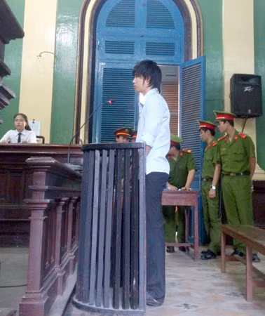Bị cáo An tại phiên xử.
