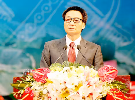 Phó Thủ tướng Vũ Đức Đam nhấn mạnh vai trò quan trọng của khoa học xã hội và nhân văn trong phát huy, phát triển văn hóa và con người Việt Nam. Ảnh: VGP.