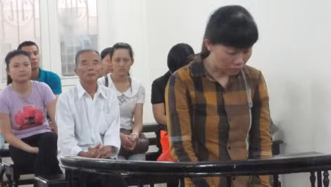 Bị cáo Hoàng Thị Thu Hương.