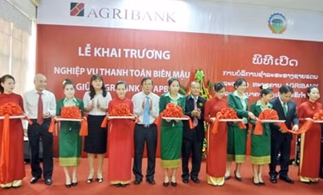 Lễ khai trương nghiệp vụ thanh toán biên mậu giữa Agribank và APB. ất khẩu lao động. (Ảnh minh họa).