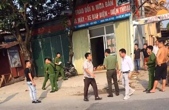 Hiện trường vụ án.