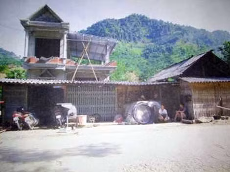 Ngôi nhà xảy ra án mạng.