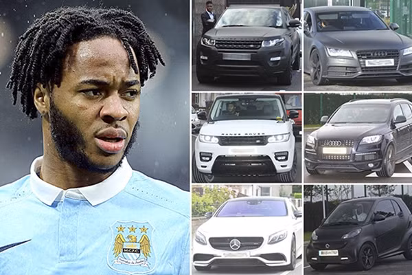 Gia nhập Man City, Sterling mới có điều kiện thỏa mãn thú chơi xế hộp đắt tiền.