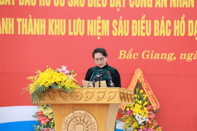 Chủ tịch Quốc hội Nguyễn Thị Kim Ngân phát biểu tại Lễ kỷ niệm.