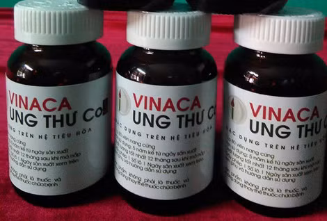 Vinaca được quảng cáo như thần dược để lừa người bệnh.