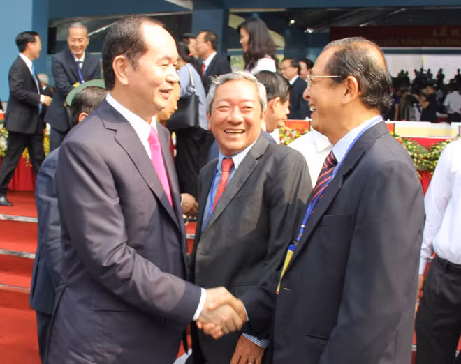 Chủ tịch nước Trần Đại Quang tại lễ kỷ niệm.