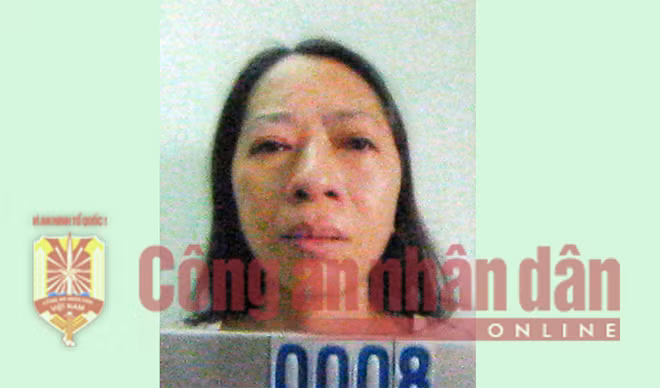 Bị can Thái Thị Hồng Điệp.