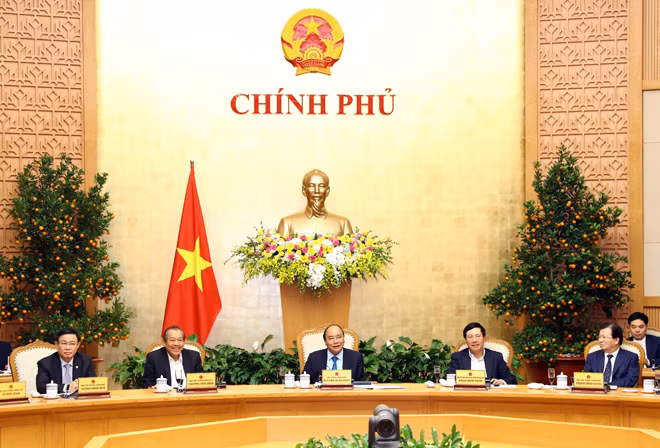 Thủ tướng Nguyễn Xuân Phúc phát biểu tại cuộc họp Chính phủ. Ảnh: TTXVN. Thủ tướng Nguyễn Xuân Phúc phát biểu tại cuộc họp Chính phủ. Ảnh: TTXVN.
