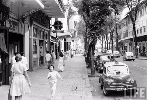 Một góc Sài Gòn thời Pháp.