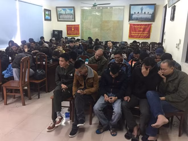 74 đối tượng tại cơ quan điều tra.
