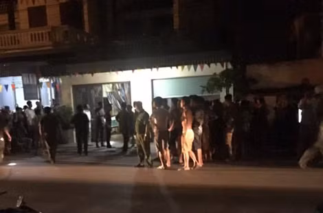 Hiện trường vụ sát hại bà Ngô Thị Nga.