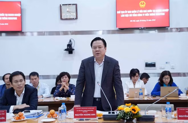 Ông Nguyễn Hoàng Anh - Ủy viên BCH Trung ương Đảng, Chủ tịch Ủy ban Quản lý vốn nhà nước tại doanh nghiệp Được gửi từ iPhone của tôi