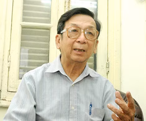 Nhà nghiên cứu Di sản - giáo sư Trần Lâm Biền.