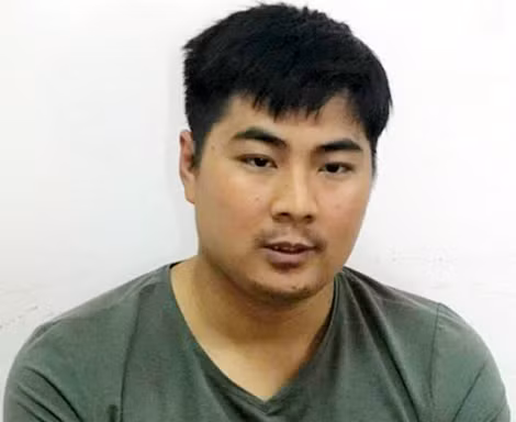 Lộc tại cơ quan Công an.