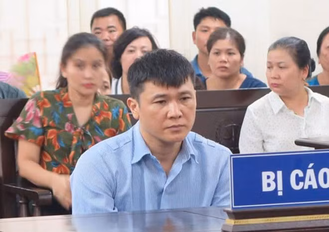 Bị cáo Trần Đức Chính tại phiên xử.