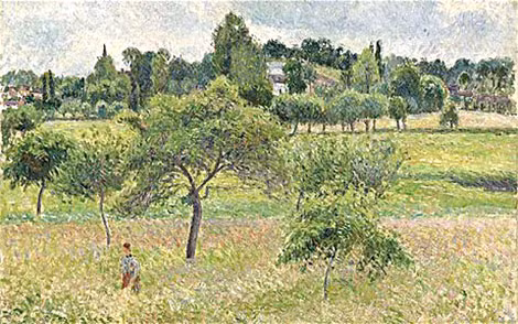 Bức “Những cây táo ở Eragny” của Claude Pissarro được bán với giá 2.953.250 bảng Anh cũng trong năm 2011.