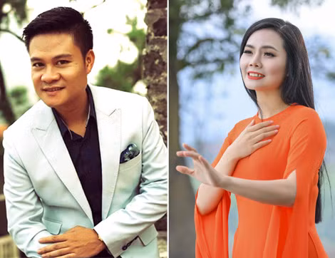 Các ca sĩ Hoàng Tùng, Lương Nguyệt Anh đồng hành cùng đêm nhạc.