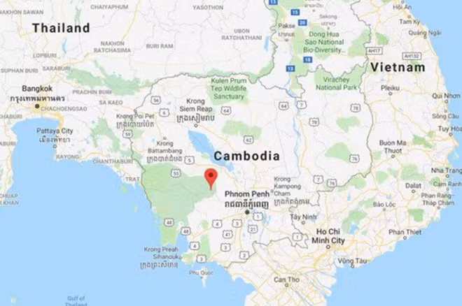 Vị trí chuyên gia người Anh tìm thấy chiếc máy bay nghi là MH370.