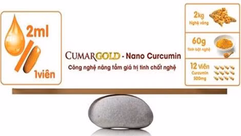 Nano Curcumin hỗ trợ tốt cho bệnh viêm loét dạ dày.