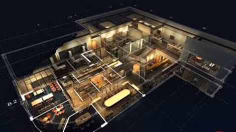 Ngày nay chúng ta có thể dạo quanh mô hình 3D của công trình với kính thực tế ảo.