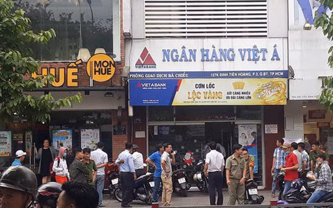 Nơi xảy ra vụ cướp.