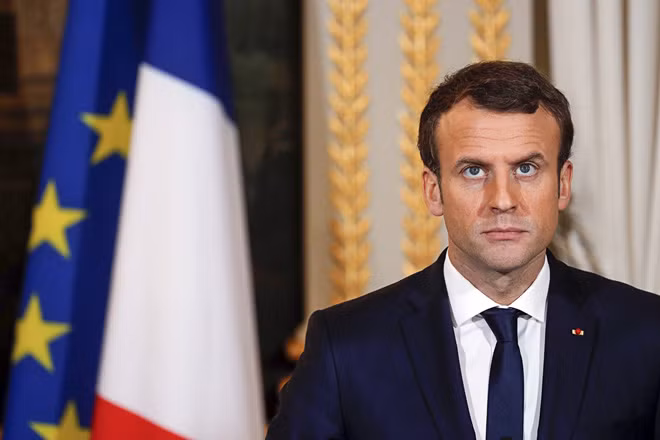 Tổng thống Pháp Emmanuel Macron. Ảnh: Bloomberg.