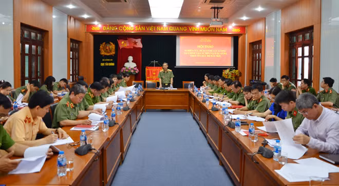 Cục Tài chính thường xuyên tổ chức các cuộc hội thảo để nâng cao chất lượng công tác tài chính trong lực lượng CAND.