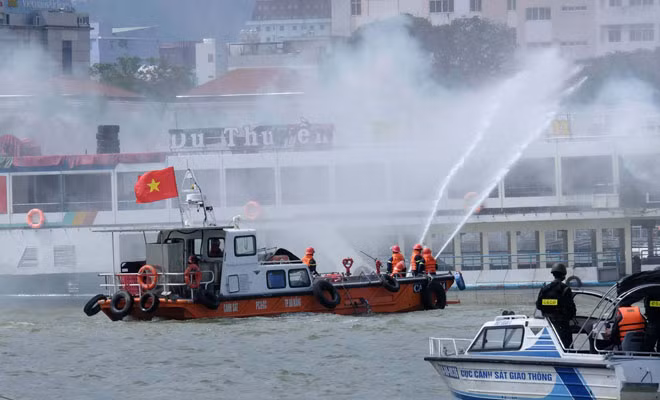 Cảnh sát PCCC TP Đà Nẵng đảm bảo an toàn PCCC trên địa bàn.