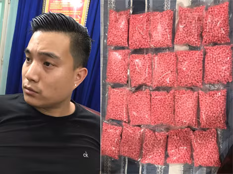 Didona Quốc Anh Phillip và ma túy tang vật thu được tại nhà của Didona. Didona Quốc Anh Phillip và ma túy tang vật thu được tại nhà của Didona.
