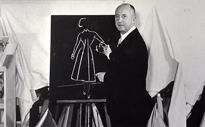 Nhà tạo mốt huyền thoại Christian Dior lúc sinh thời.