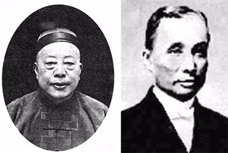 Lão đại Hoàng Kim Vinh và Ngu Hiệp Khanh.