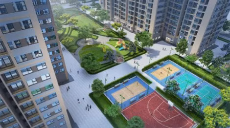 Tòa Park 06 nằm kế cận công viên nội khu có nhiều cây xanh, sân chơi trẻ em và sân tập thể thao đa dạng.