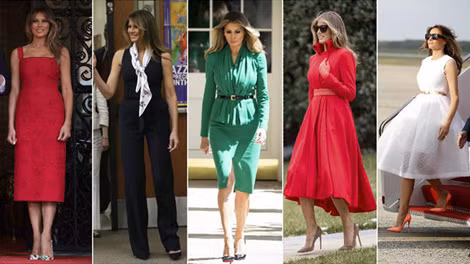 Bà Melania Trump luôn chú trọng đến sự lựa chọn thời trang riêng cho mình.