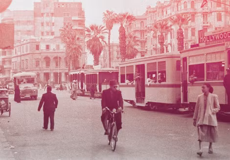 Một đường phố ở Cairo đầu những năm 1950. Ảnh: Wikicommons/"Ulyces". Một đường phố ở Cairo đầu những năm 1950. Ảnh: Wikicommons/"Ulyces".