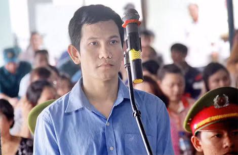 Bị cáo Nguyễn Văn Thái tại toà năm 2017.