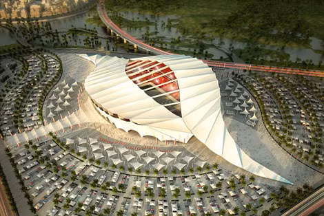 Sân vận động Al-Khor, một trong những sân vận động dành cho World Cup 2022. Sân vận động Al-Khor, một trong những sân vận động dành cho World Cup 2022.